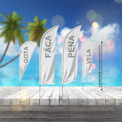 Wind Banner somente bandeira 2,20m