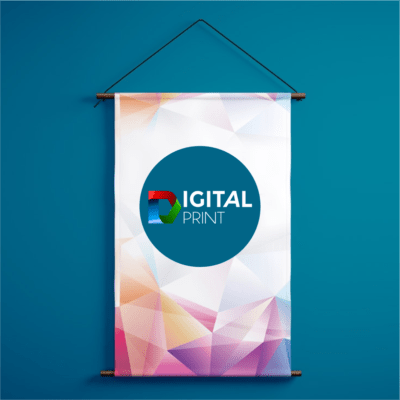 Banner em lona formato predefinido