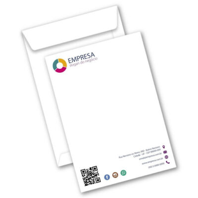 Envelope Personalizado A4 (21 x 30 cm)