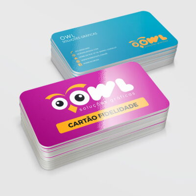 Cartão de PVC (4/0)