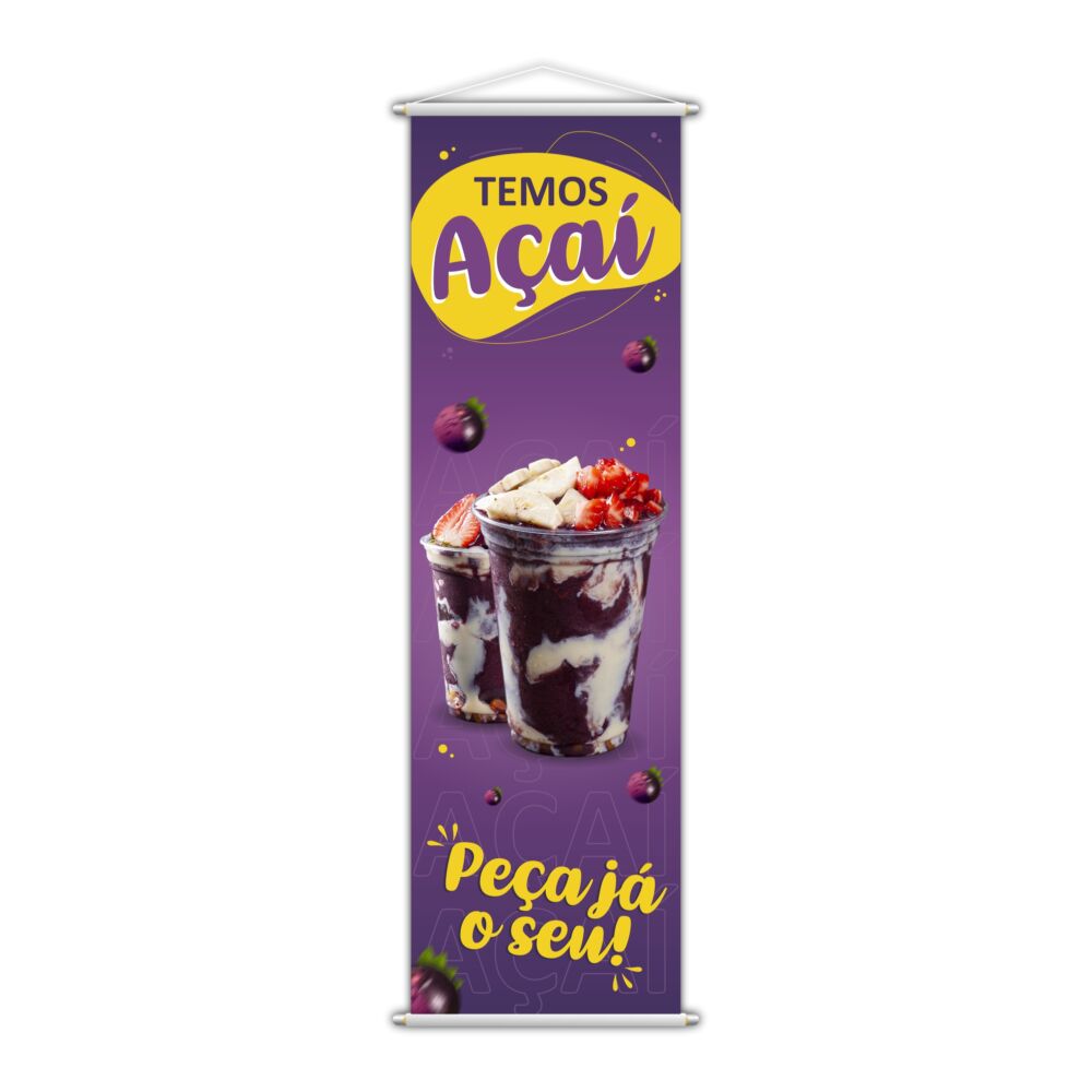 Faixa em lona (50cm x 2m)