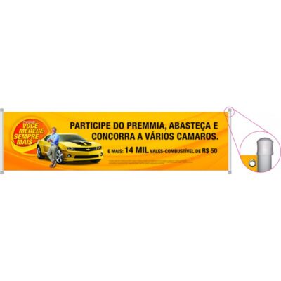 Faixa em lona (1x3 m)