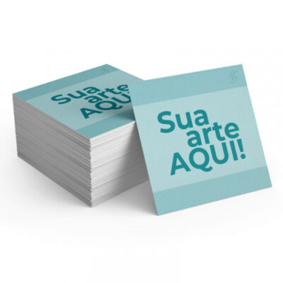 Cartão 9x10 cm (4/1) Impressão frente e verso
