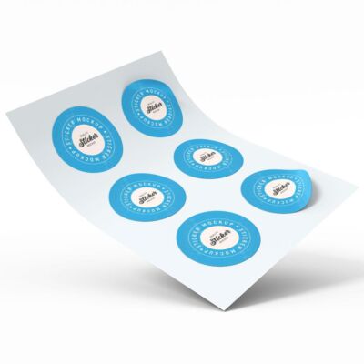 35 Adesivos papel comum (5x5 cm) com recorte